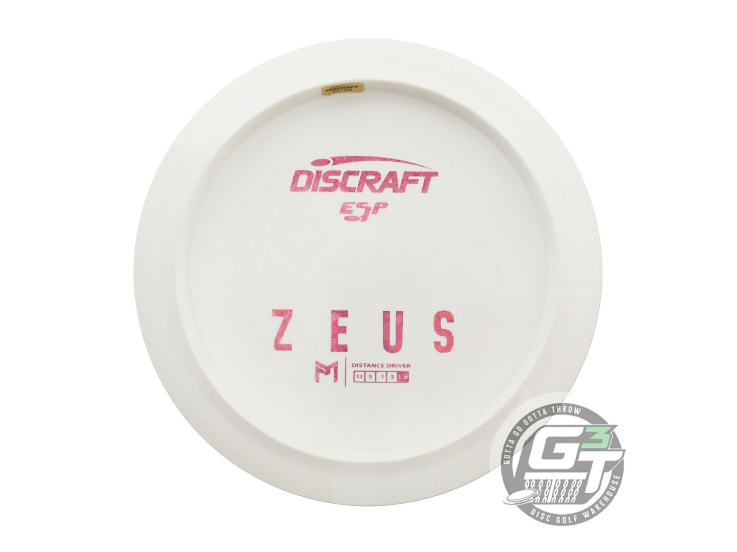 Discraft Dye Pack Bottom Stamp Paul McBeth ESP Zeus Distance Driver Golf Disc (Individually Listed)