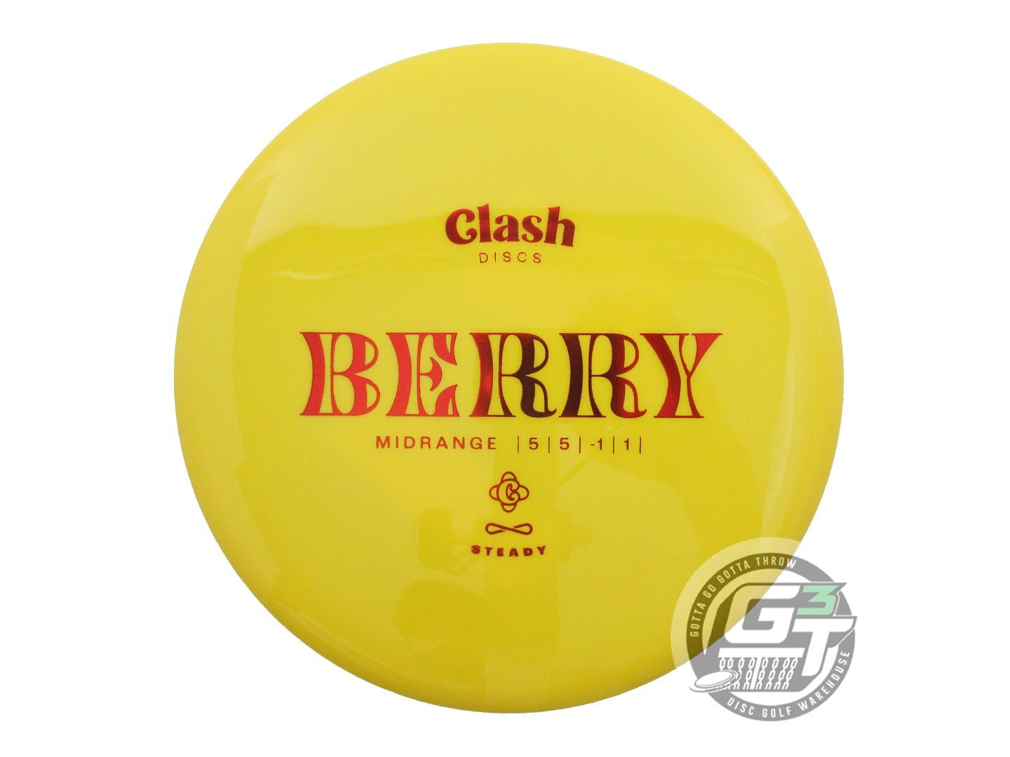 Clash Steady Berry Midrange Golf Disc (Individually Listed)