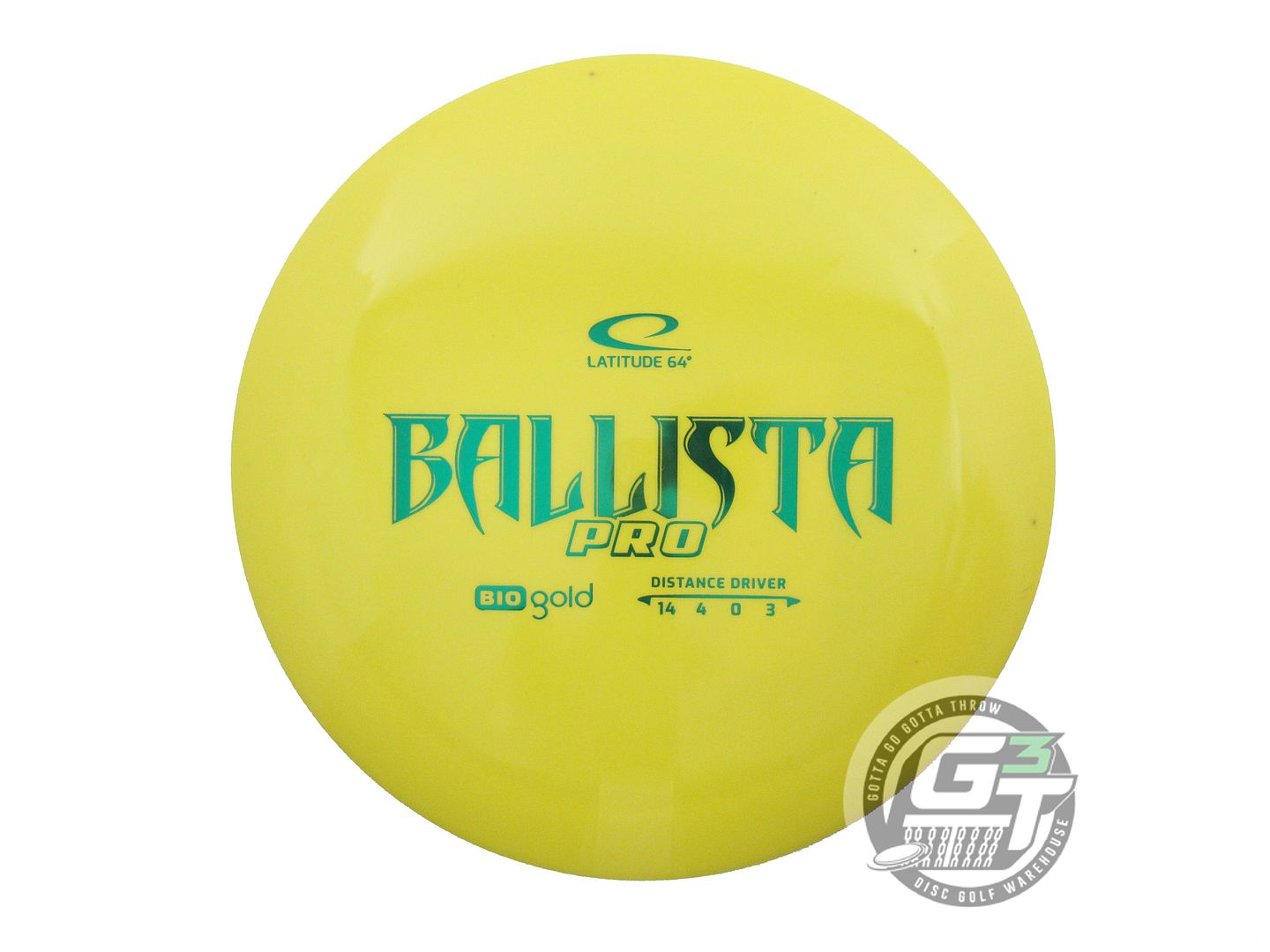 Latitude 64 BioGold Ballista Pro Distance Driver Golf Disc (Individually Listed)