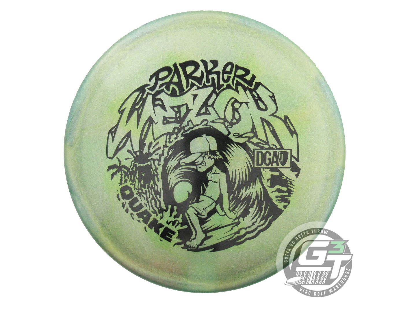 DGA Limited Edition 2024 Tour Series Parker Welck Swirl Tour Series Quake Midrange Golf Disc  (Individually Listed)