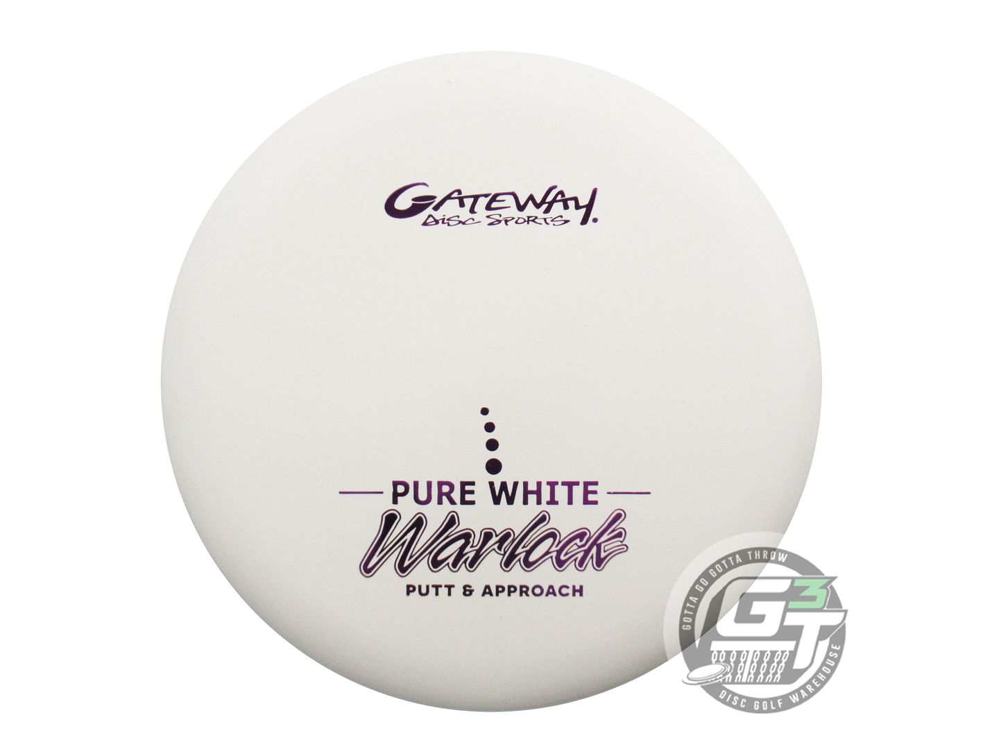 Gateway Pure White Warlock Putter Golf Disc (Individually Listed)