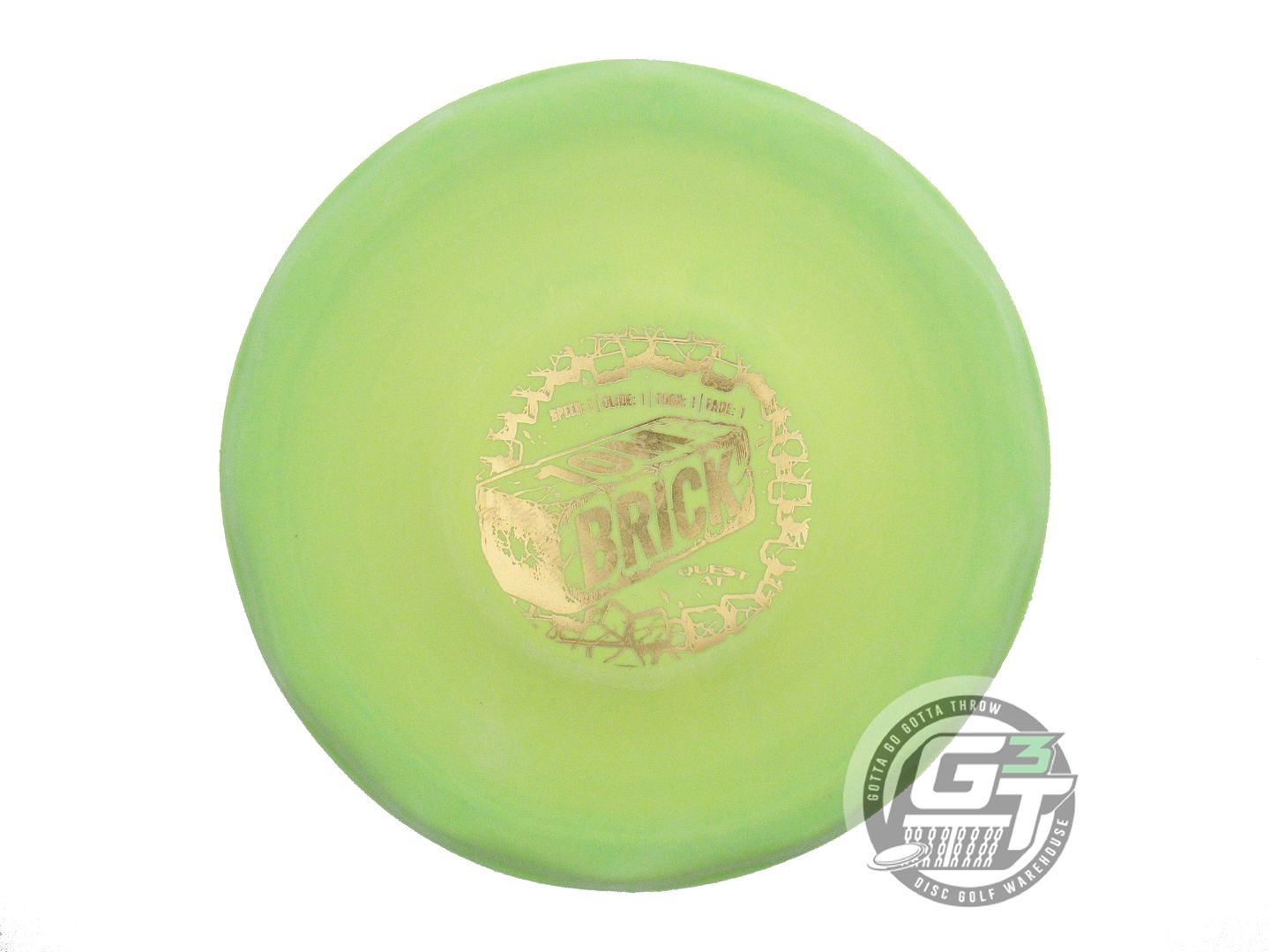 Quest AT Sure Grip 10M Brick Putter Golf Disc (Individually Listed)