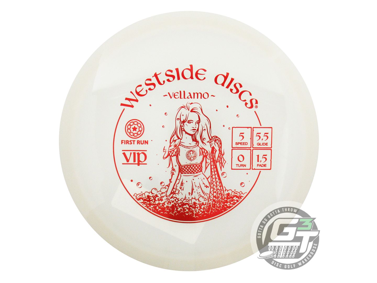 Westside First Run VIP Vellamo Midrange Golf Disc (Individually Listed)