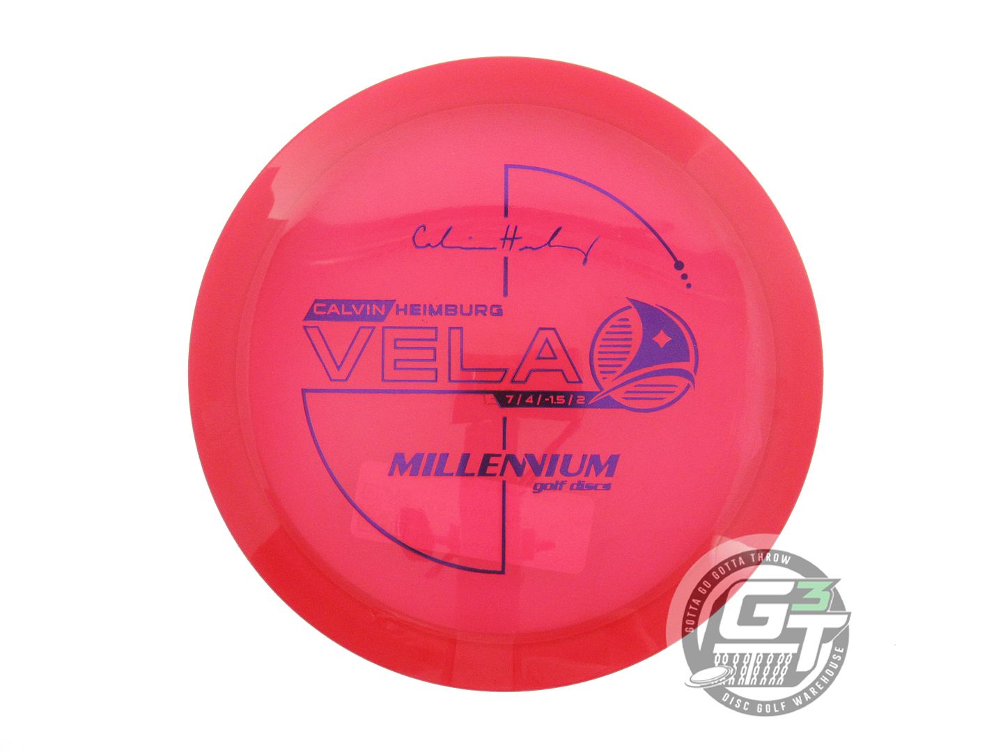 Millennium Calvin Heimburg Signature Flat Top Quantum Vela Fairway Driver Golf Disc (Individually Listed)