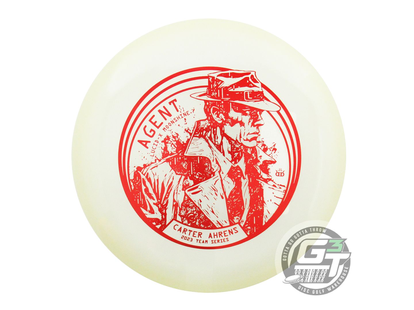Dynamic Discs Limited Edition 2023 Team Series Carter Ahrens Moonshine Glow Lucid-X Agent Putter Golf Disc (Individually Listed)
