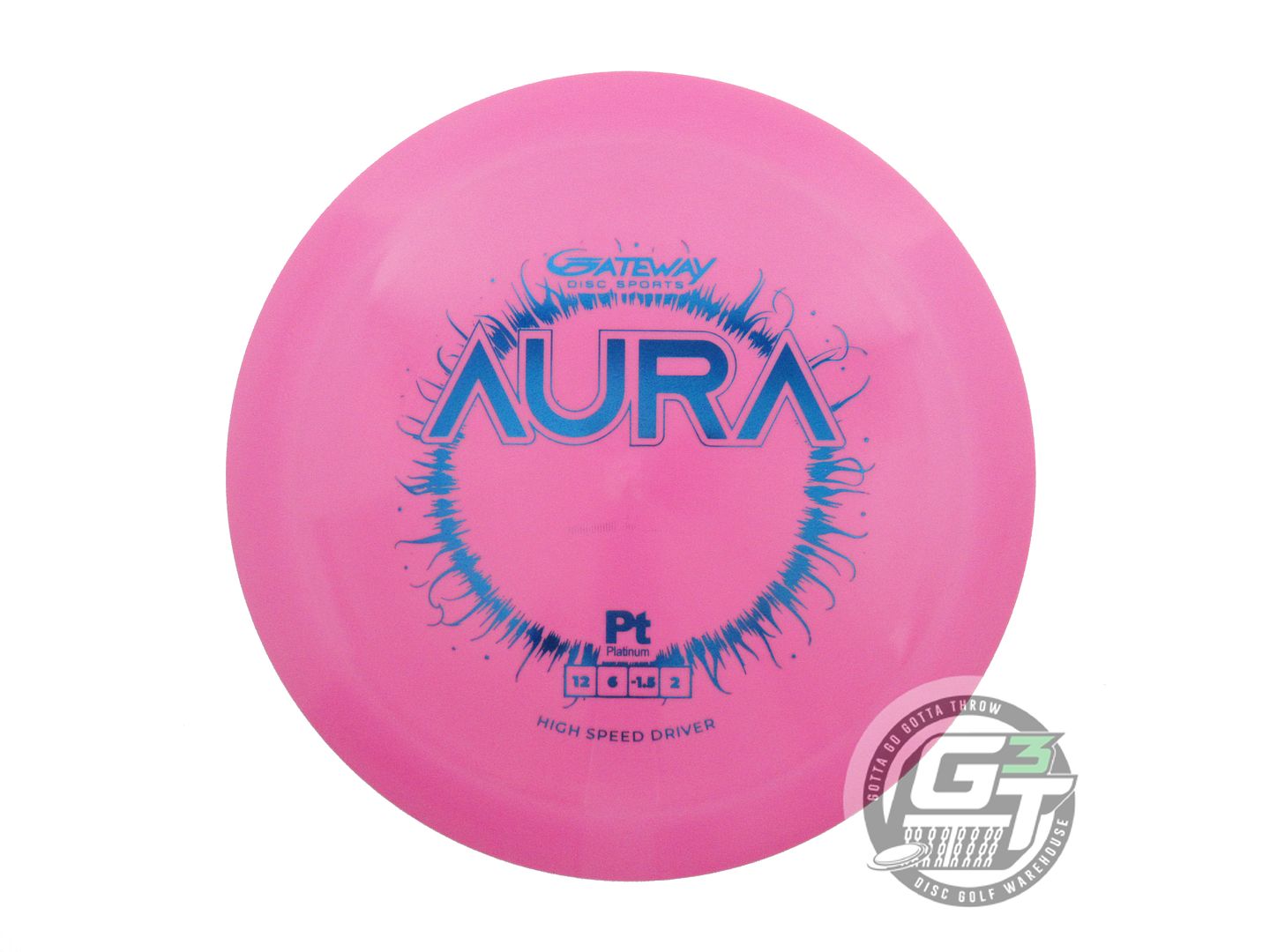 Gateway Platinum Aura Distance Driver Golf Disc (Individually Listed)