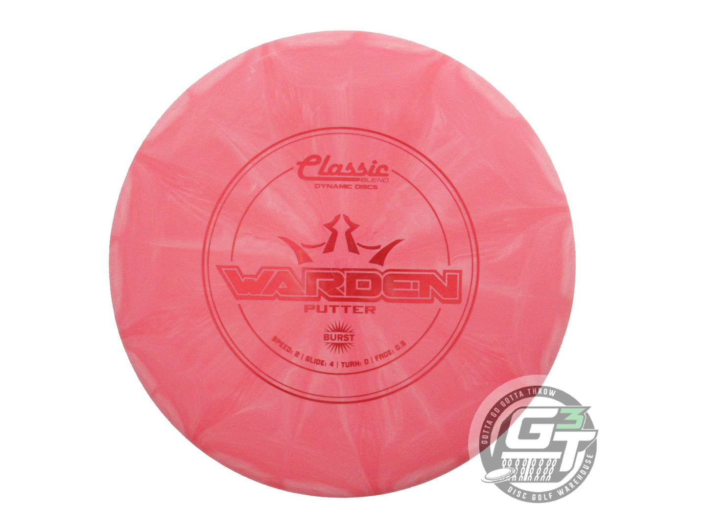 Dynamic Discs Classic Blend Burst Warden Putter Golf Disc (Individually Listed)