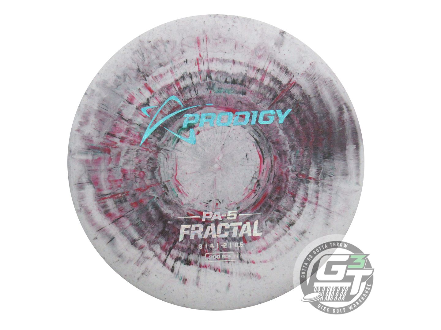 Prodigy 300 Soft Fractal PA5 Putter Golf Disc (Individually Listed)