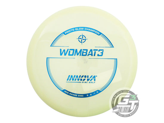 Innova Proto Glow Champion Wombat3 Midrange Golf Disc (Individually Listed)