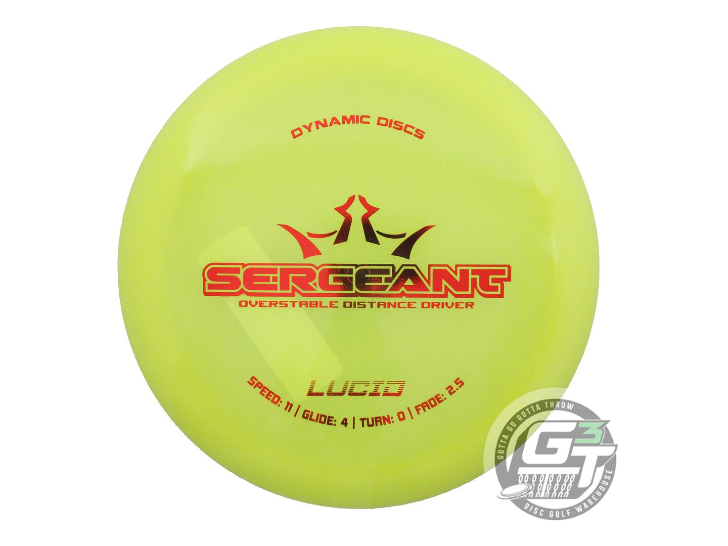 Dynamic Discs Lucid Sergeant Distance Driver Golf Disc (Individually Listed)