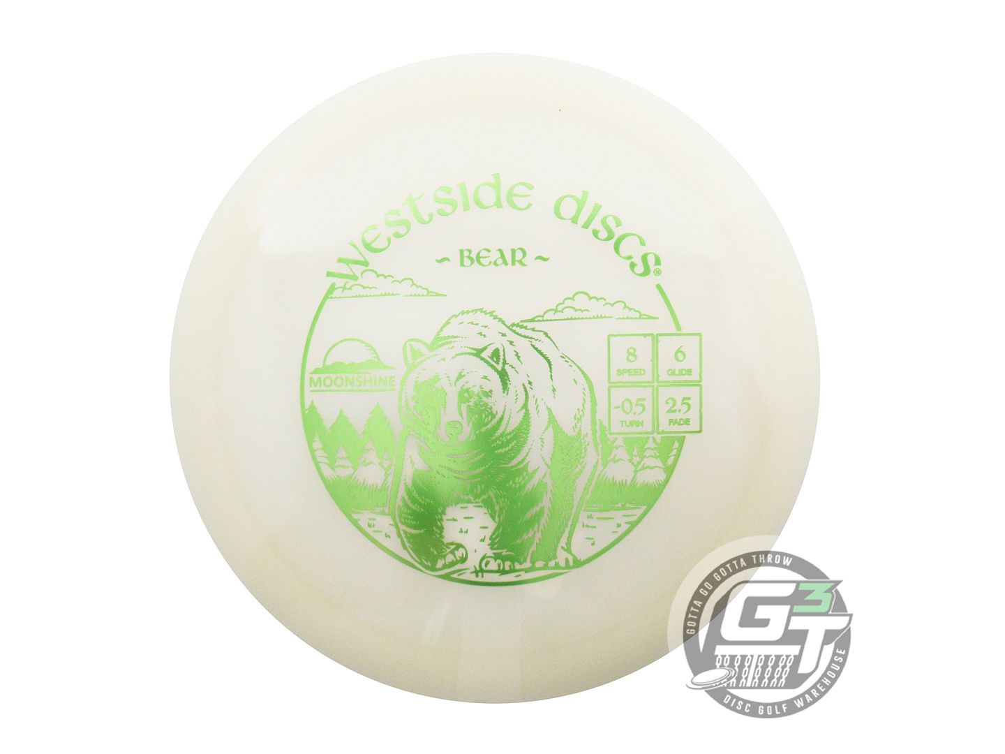 Westside Moonshine Glow VIP Bear Fairway Driver Golf Disc (Individually Listed)