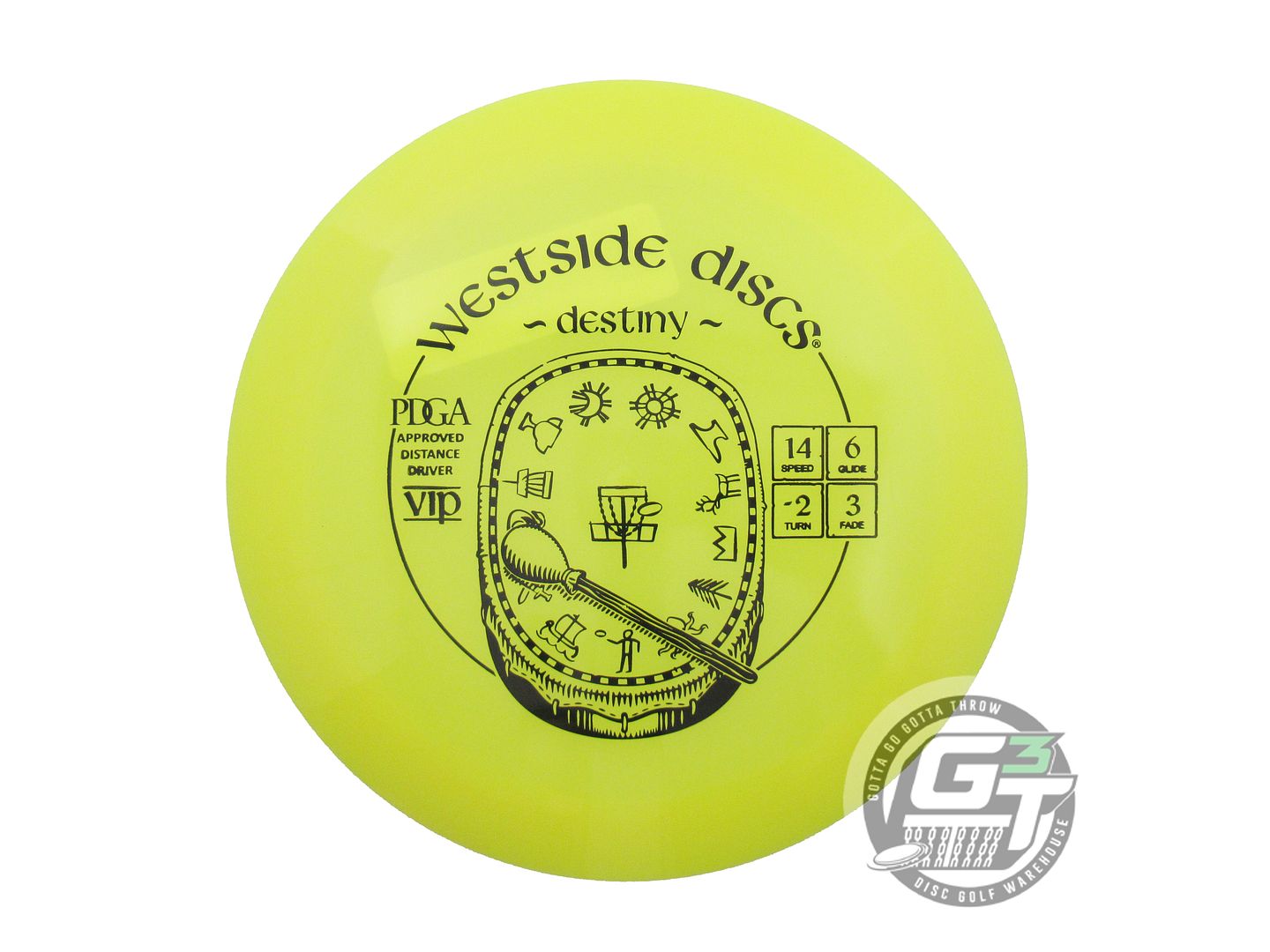 Westside VIP Destiny Distance Driver Golf Disc (Individually Listed)