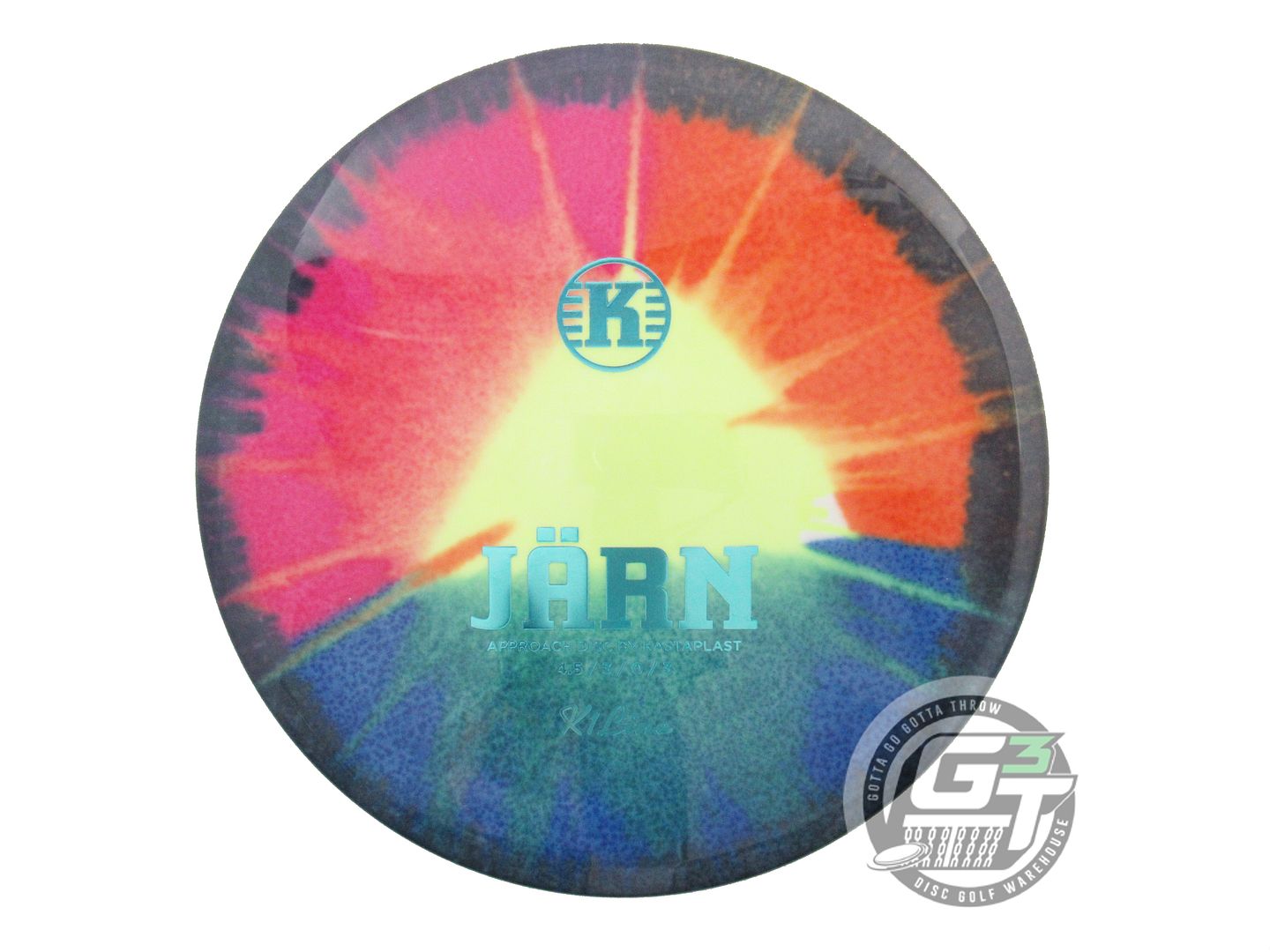 Kastaplast Tie-Dye K1 Jarn Midrange Golf Disc (Individually Listed)