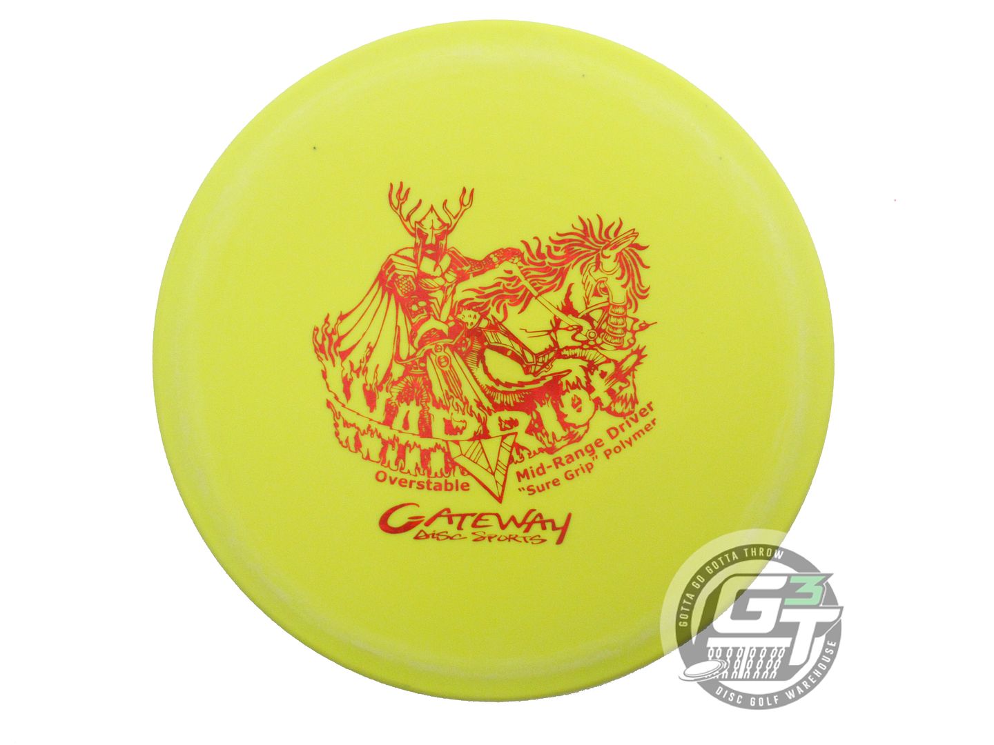 Gateway Sure Grip Warrior Midrange Golf Disc (Individually Listed)