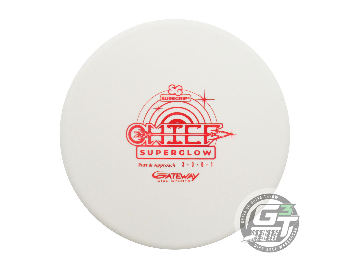 Gateway Super Glow Super Soft Chief Putter Golf Disc (Individually Listed)