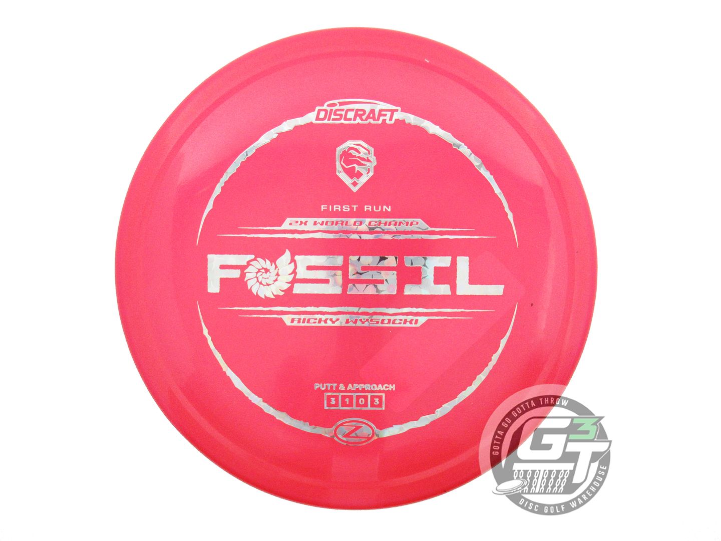 Discraft Limited Edition First Run Ricky Wysocki Signature ColorShift Elite Z Fossil Putter Golf Disc (Individually Listed)