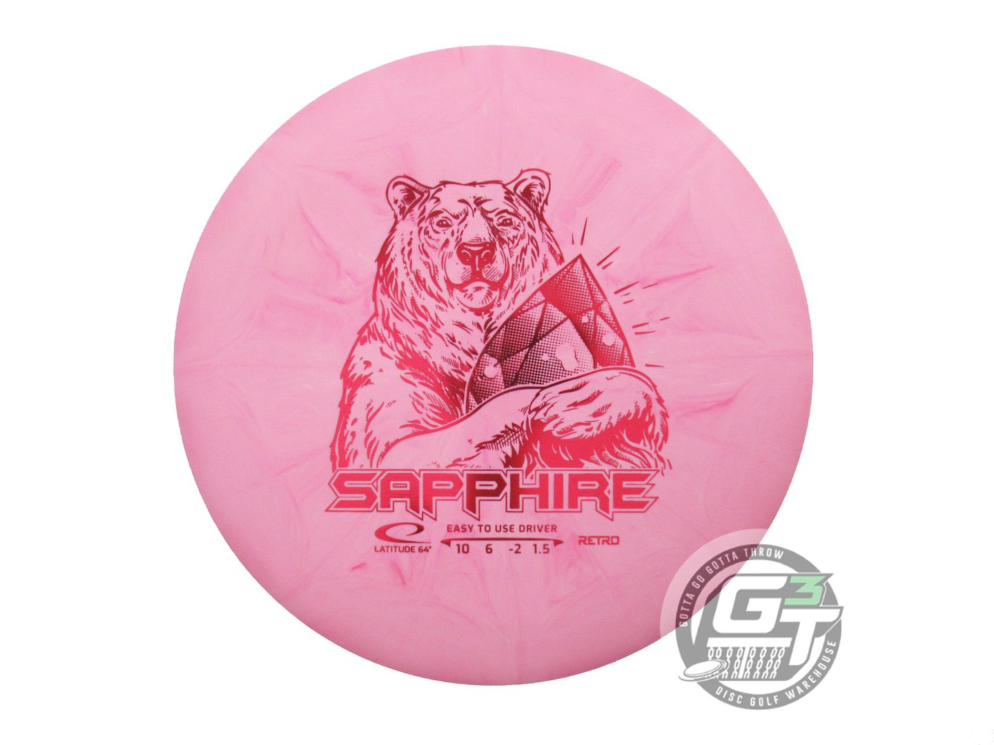 Latitude 64 Retro Burst Sapphire Distance Driver Golf Disc (Individually Listed)