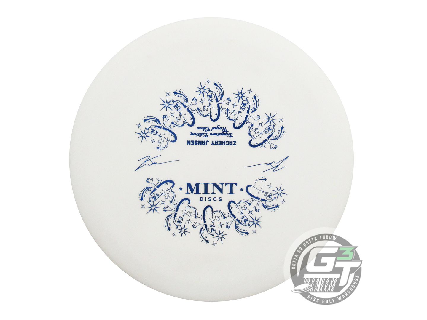 Mint Discs Zachery Jansen Signature Glow Royal Medium Pickle Putter Golf Disc (Individually Listed)