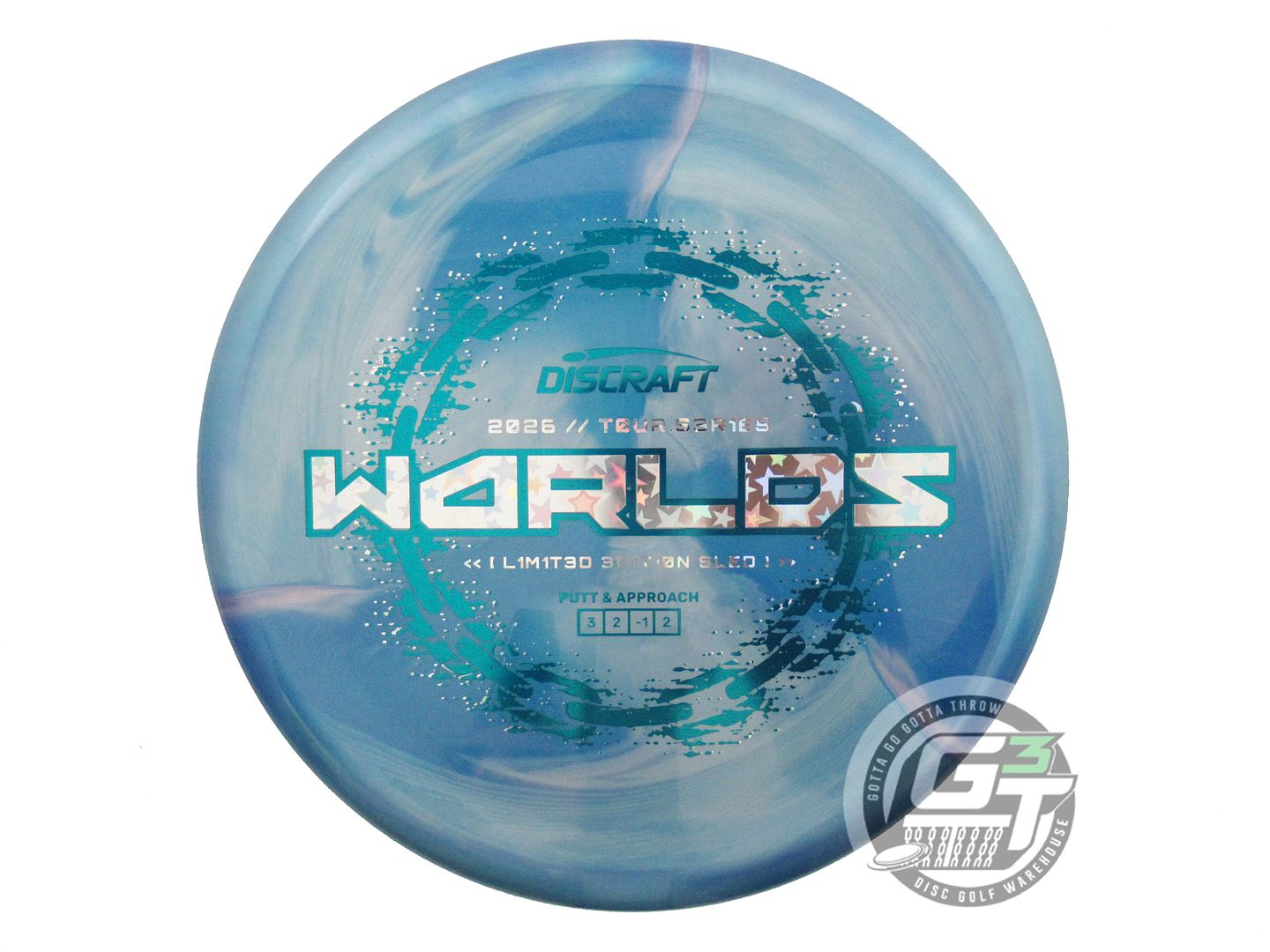 Discraft Limited Edition 2026 PDGA World Championship Tour Series Special Blend Sled Putter Golf Disc (Individually Listed)