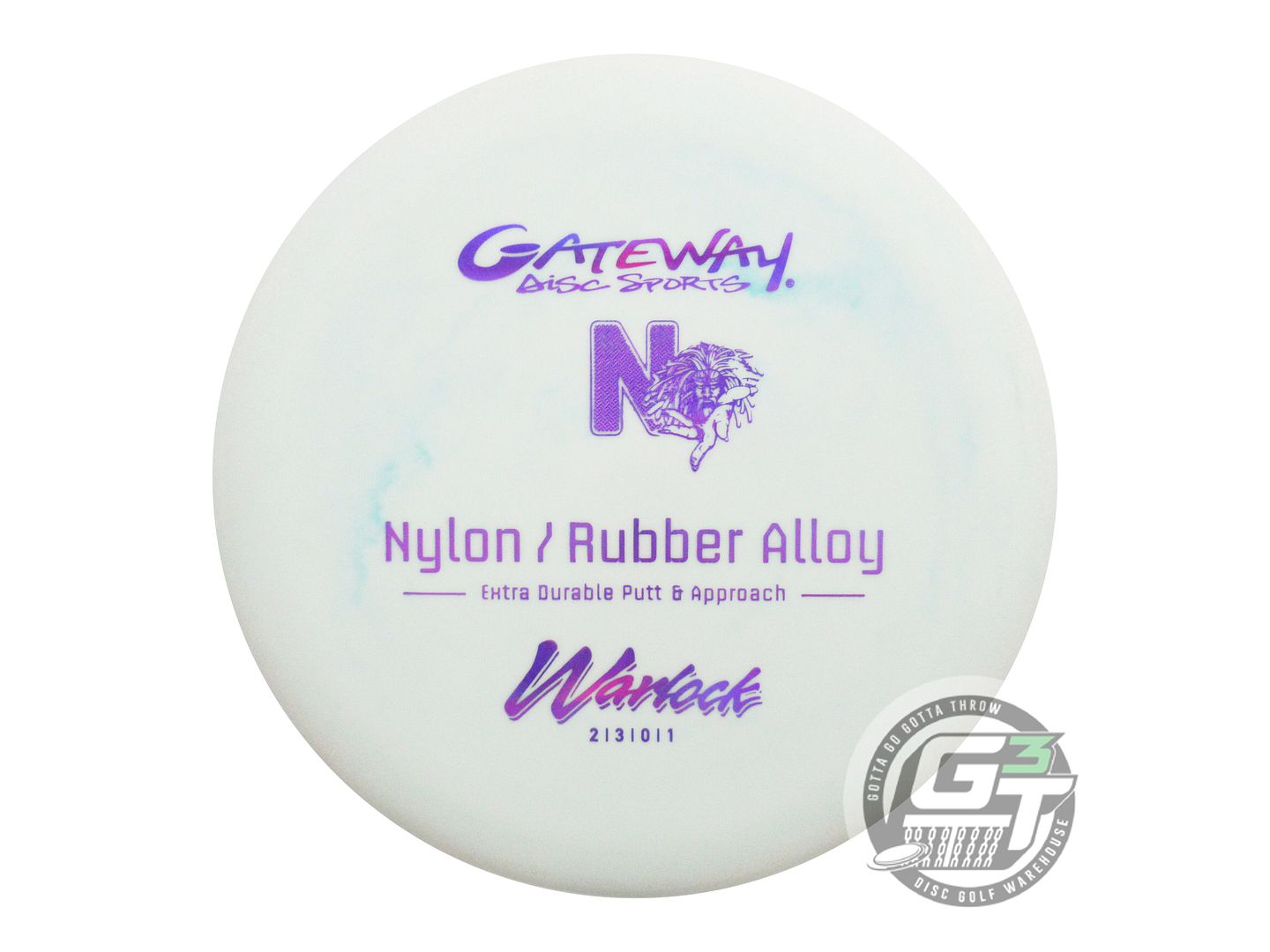 Gateway Nylon Rubber Alloy Warlock Putter Golf Disc (Individually Listed)