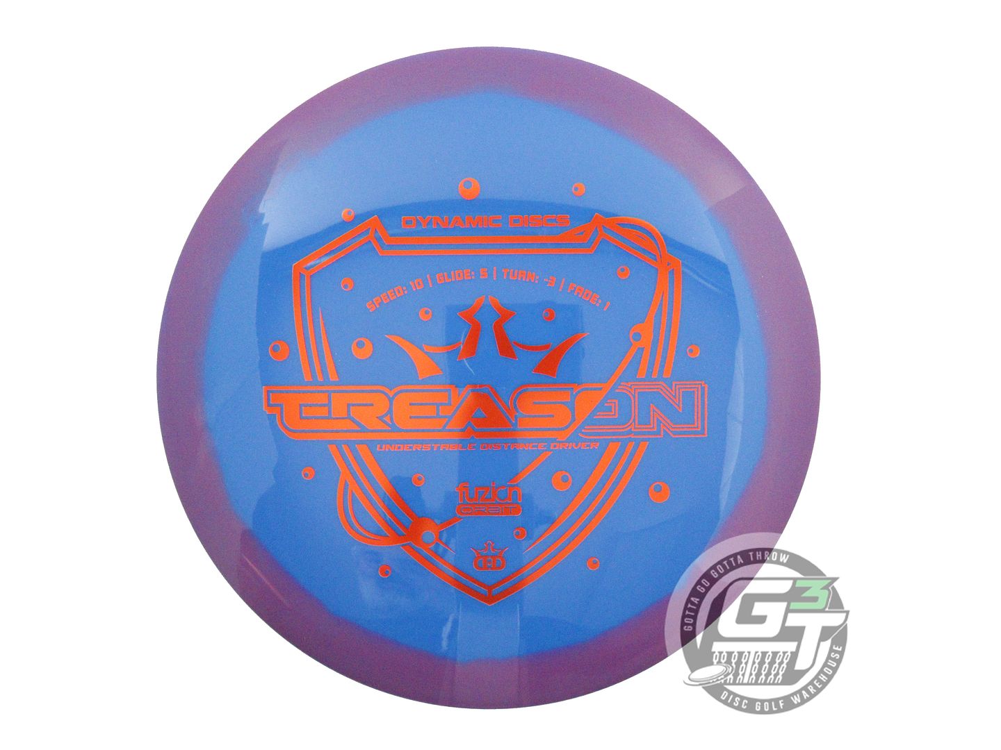 Dynamic Discs Fuzion Orbit Treason Distance Driver Golf Disc (Individually Listed)