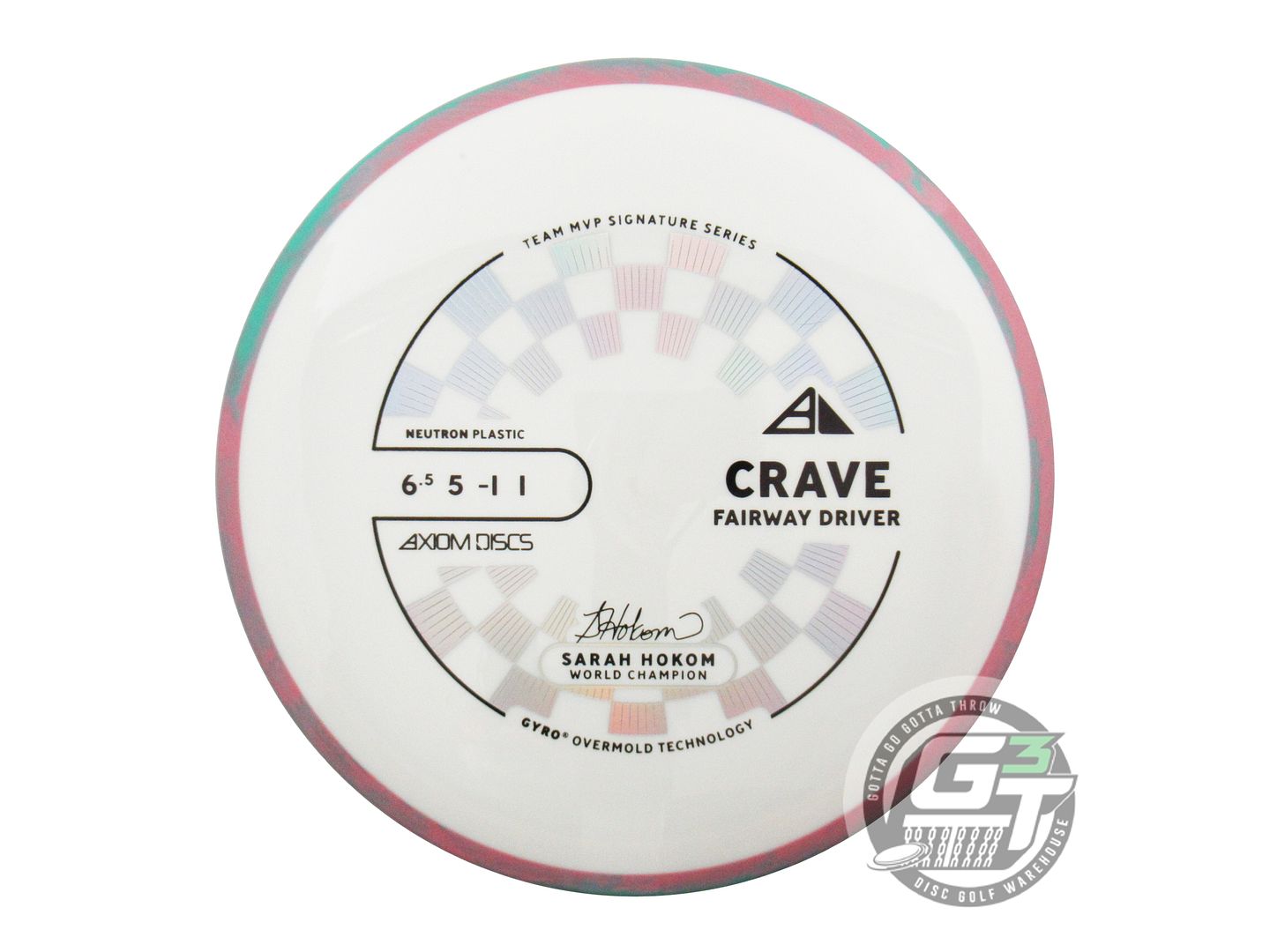 Axiom Neutron Crave [Sarah Hokom 1X] Fairway Driver Golf Disc (Individually Listed)