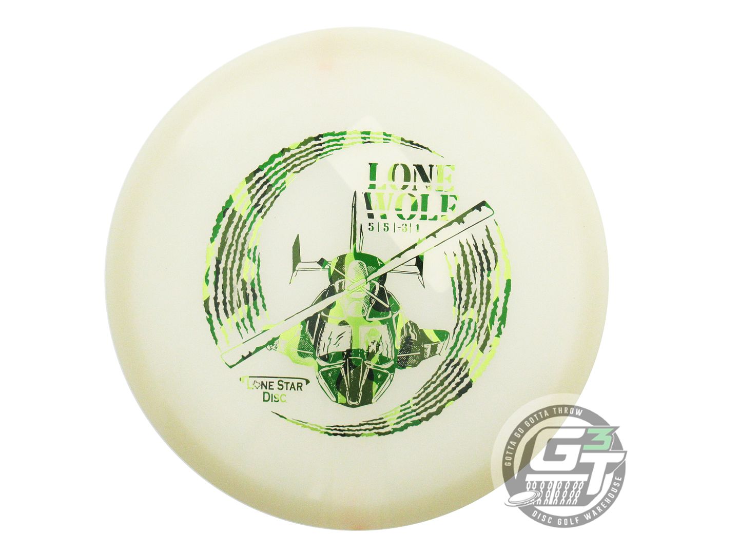 Lone Star Artist Series Glow Alpha Lone Wolf Midrange Golf Disc (Individually Listed)