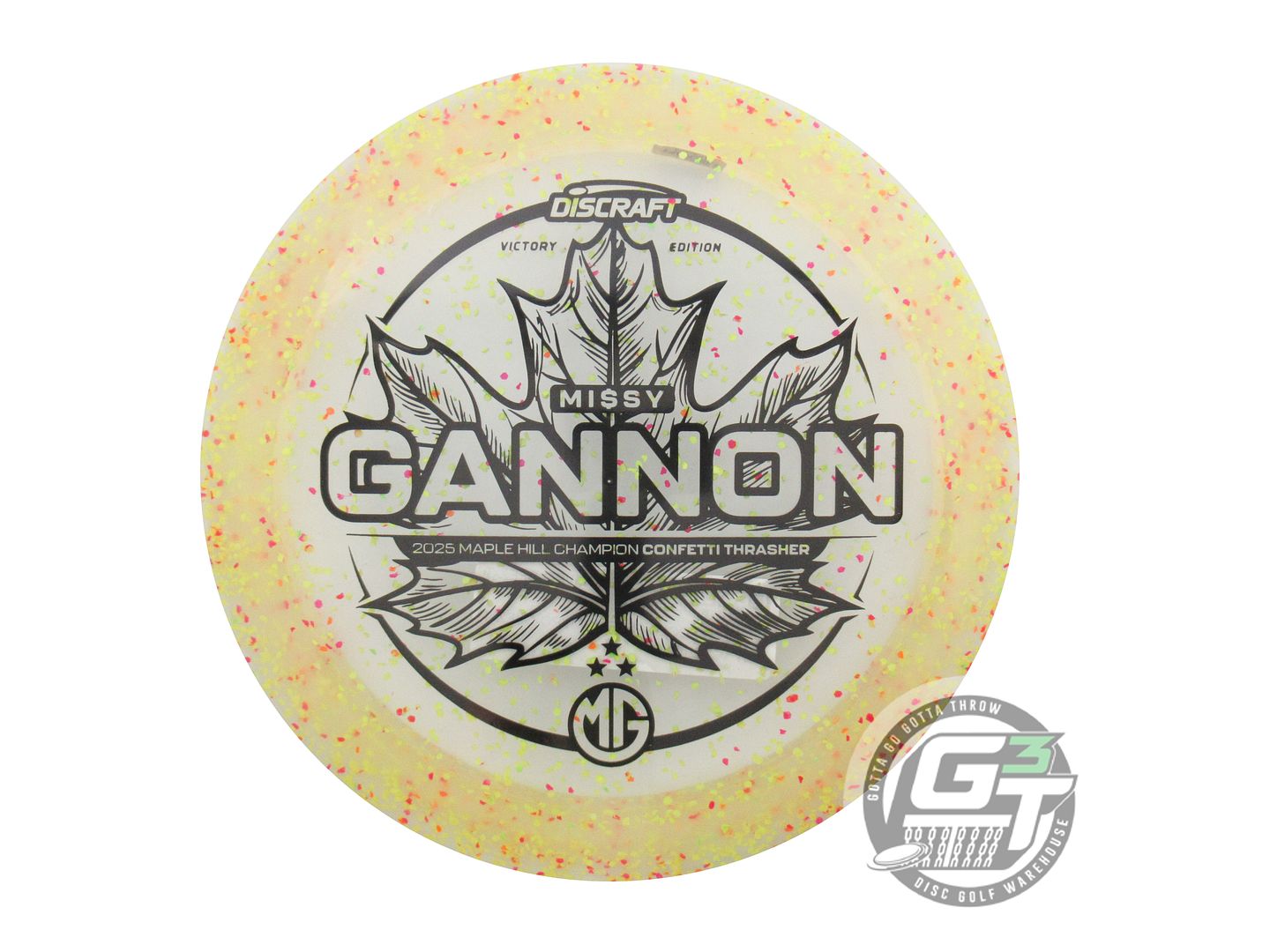 Discraft Limited Edition Victory Edition 2025 MVP Open Champion Missy Gannon Confetti Elite Z Thrasher Distance Driver Golf Disc (Individually Listed)