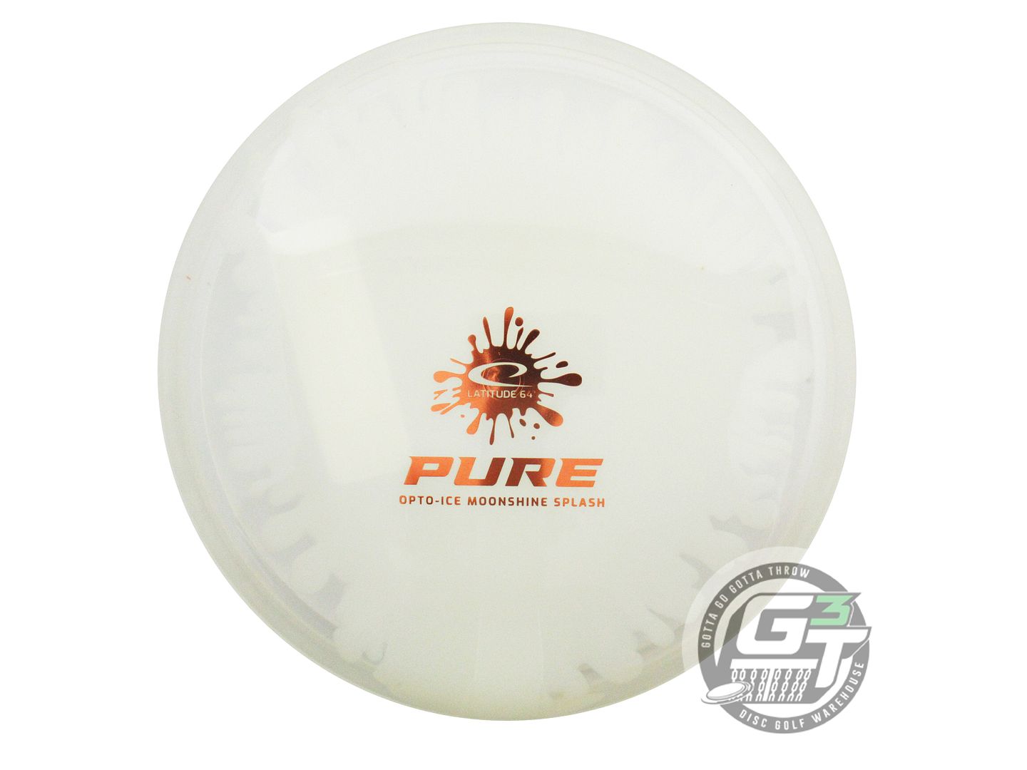 Latitude 64 Moonshine Glow Opto Ice Splash Pure Putter Golf Disc (Individually Listed)