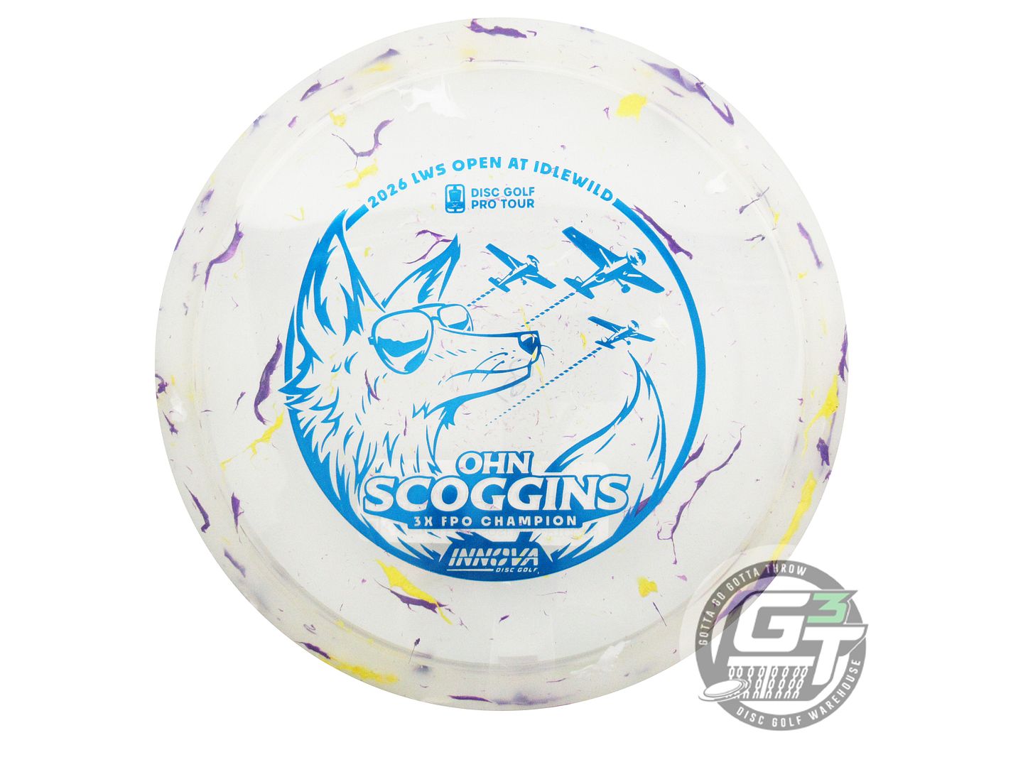 Innova Limited Edition 2026 Tour Series Ohn Scoggins LWS Open at Idlewild Commemorative Party Time Champion Fox Midrange Golf Disc (Individually Listed)