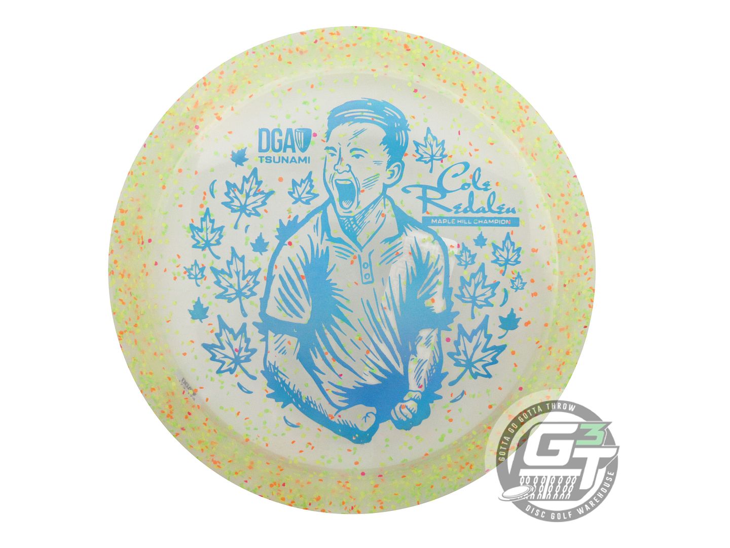 DGA Limited Edition Victory Edition 2025 MVP Open Champion Cole Redalen Confetti Tsunami Fairway Driver Golf Disc (Individually Listed)