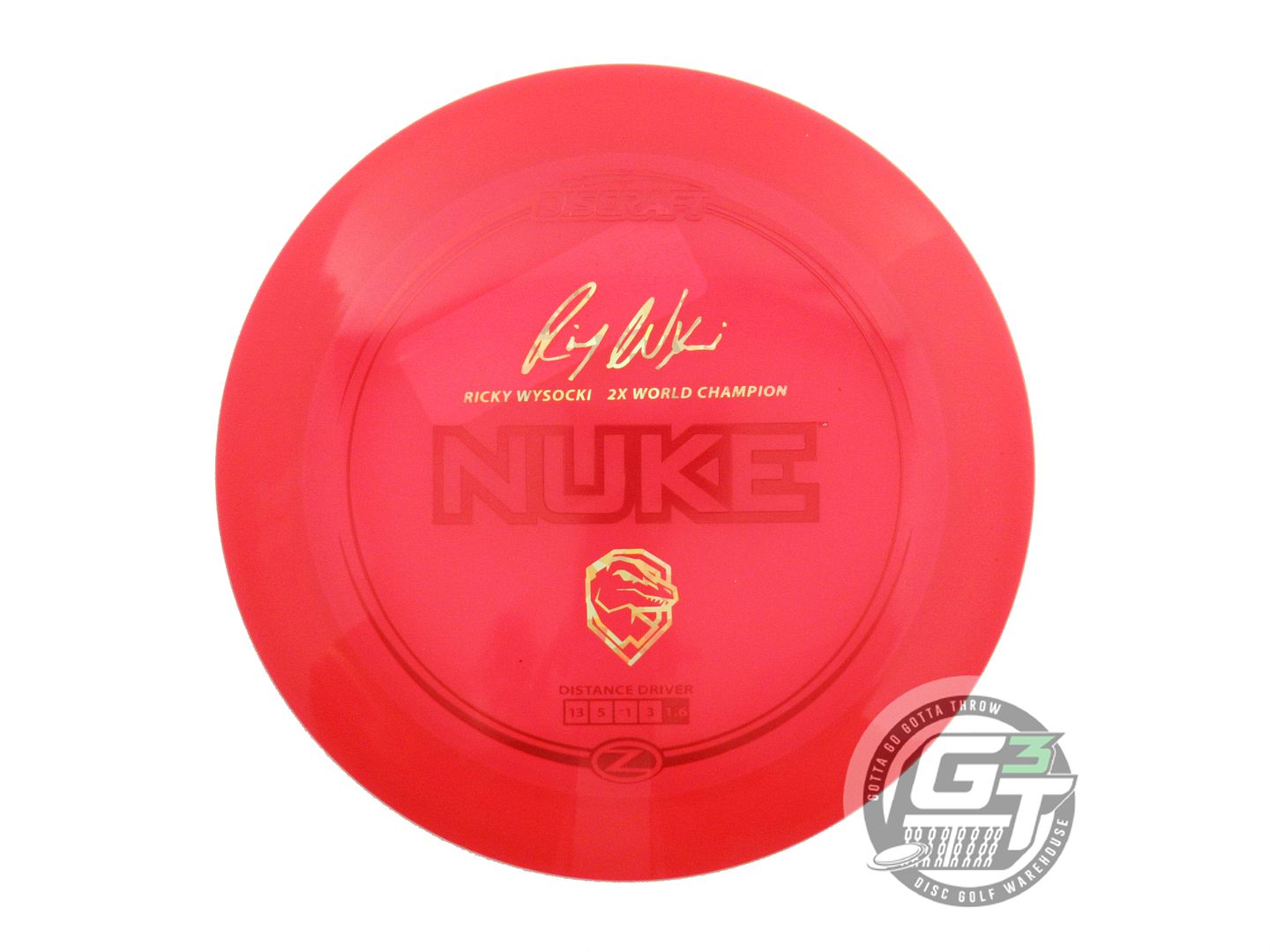 Discraft Elite Z Nuke [Ricky Wysocki 2X] Distance Driver Golf Disc (Individually Listed)