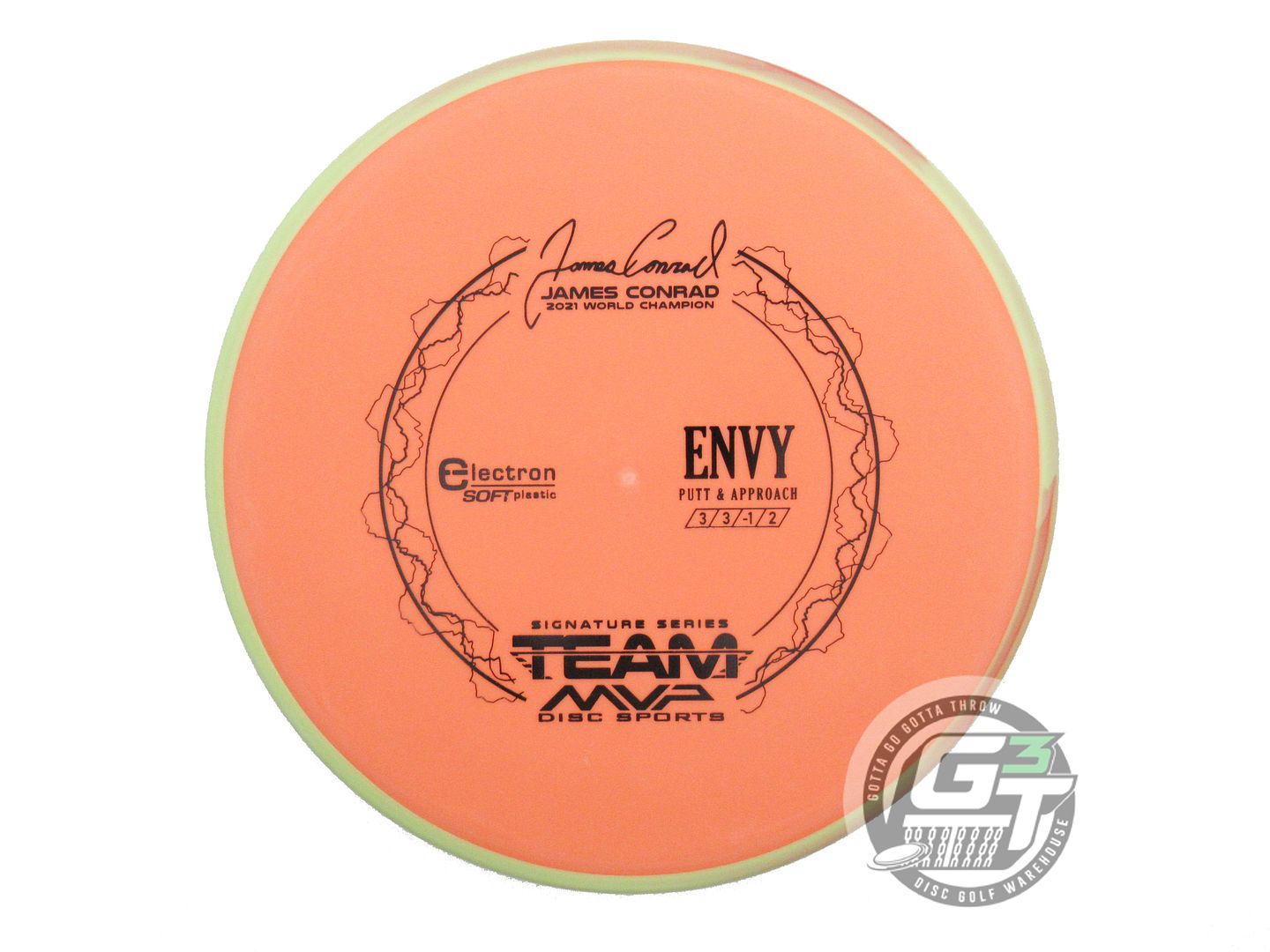 Axiom Electron Soft Envy [James Conrad 1X] Putter Golf Disc (Individually Listed)