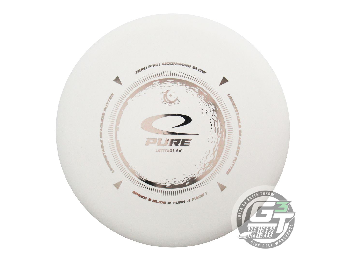 Latitude 64 Moonshine Glow Zero Pro Pure Putter Golf Disc (Individually Listed)