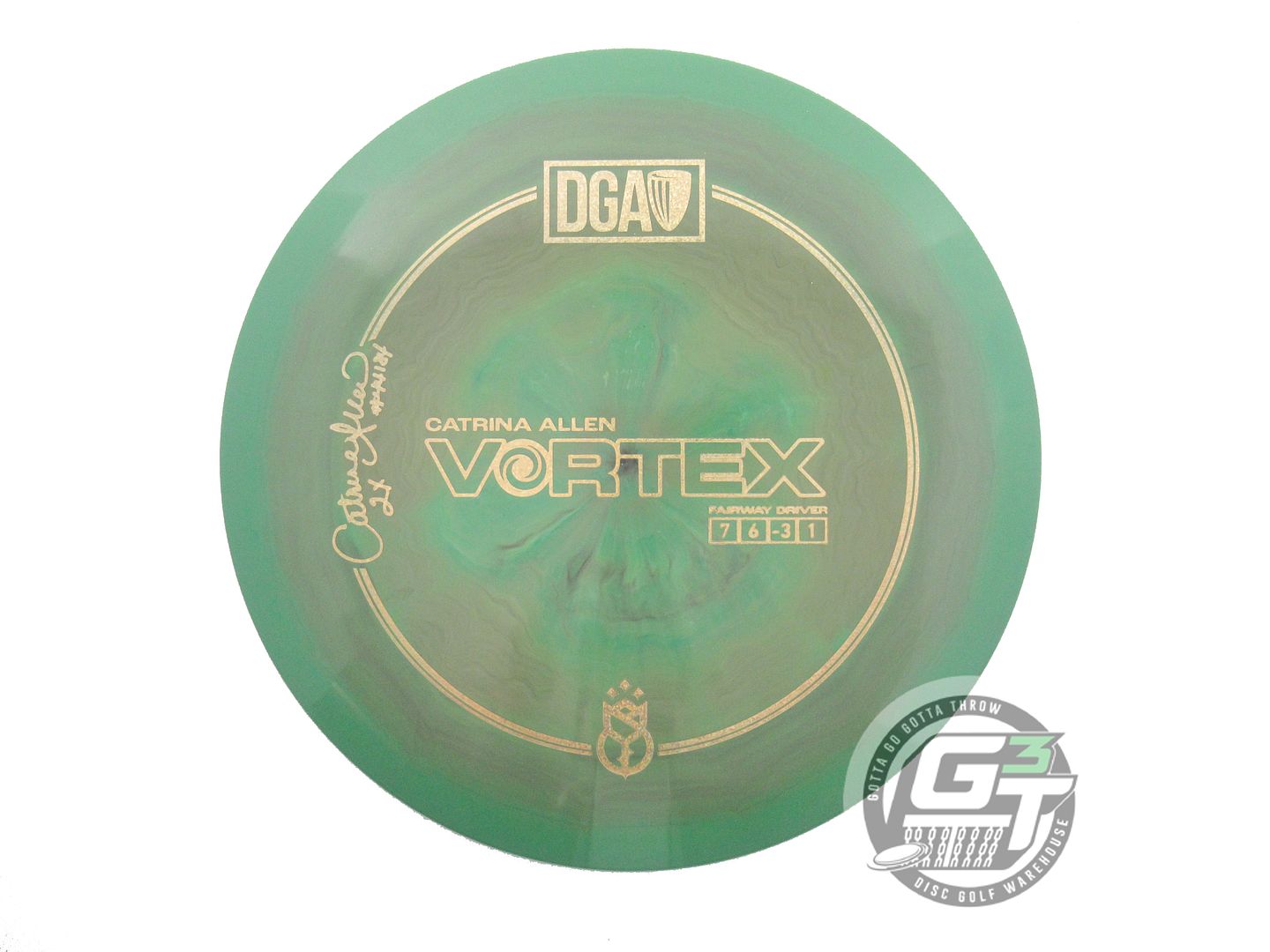 DGA Swirly Proline Vortex [Catrina Allen] Fairway Driver Golf Disc (Individually Listed)