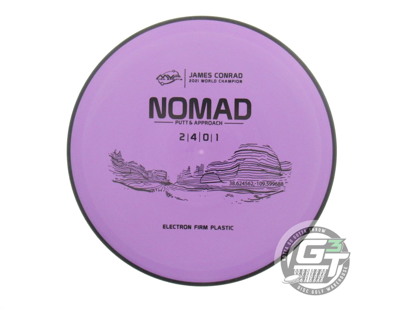 MVP Electron Firm Nomad [James Conrad 1X] Putter Golf Disc (Individually Listed)