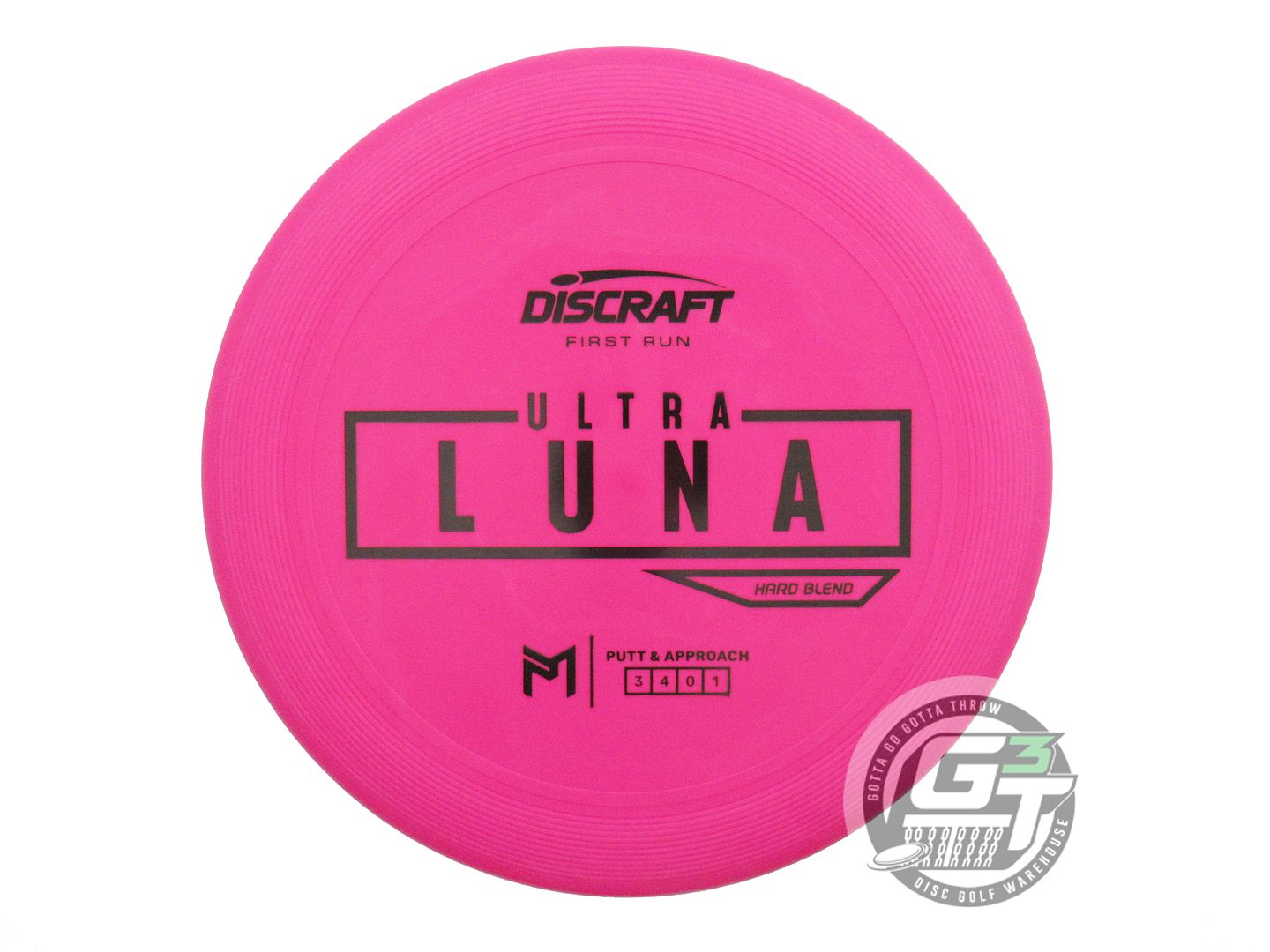 Discraft Limited Edition First Run Paul McBeth Signature Putter Line Soft UltraLuna Putter Golf Disc (Individually Listed)
