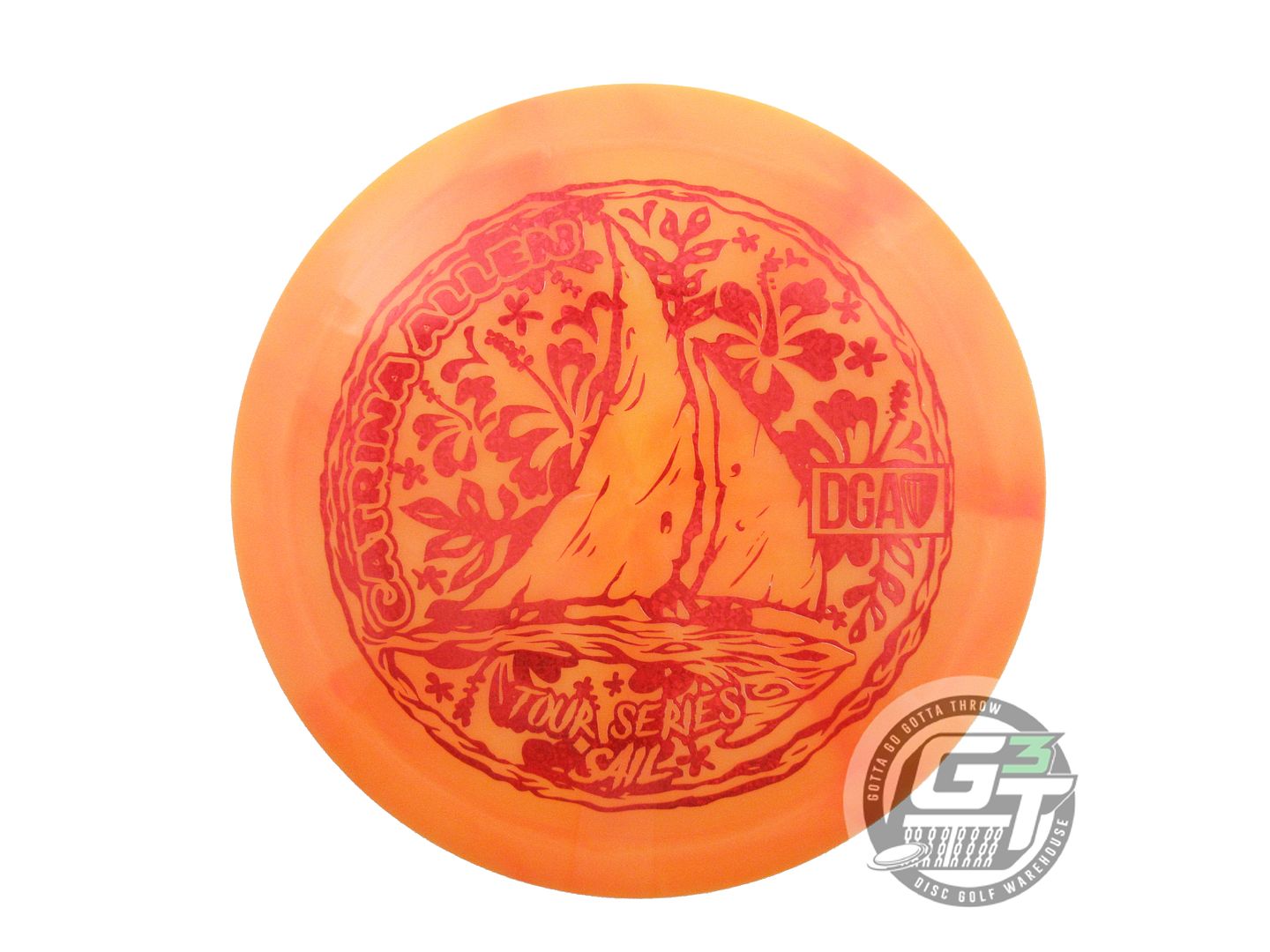 DGA Limited Edition 2023 Tour Series Catrina Allen Swirl Tour Series Sail Distance Driver Golf Disc (Individually Listed)