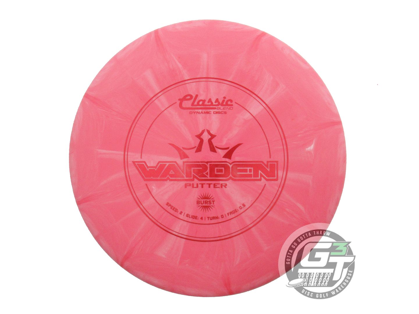 Dynamic Discs Classic Blend Burst Warden Putter Golf Disc (Individually Listed)