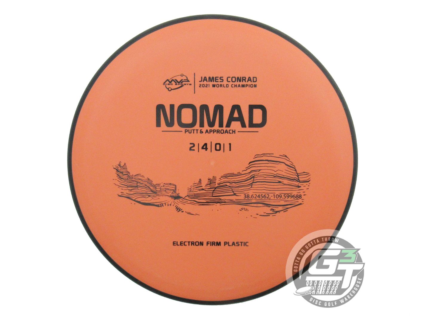 MVP Electron Firm Nomad [James Conrad 1X] Putter Golf Disc (Individually Listed)