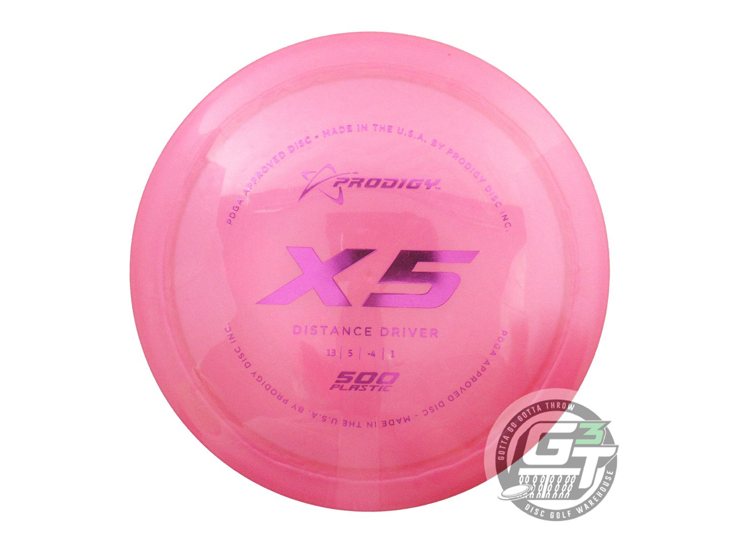 Prodigy 500 Series X5 Distance Driver Golf Disc (Individually Listed)