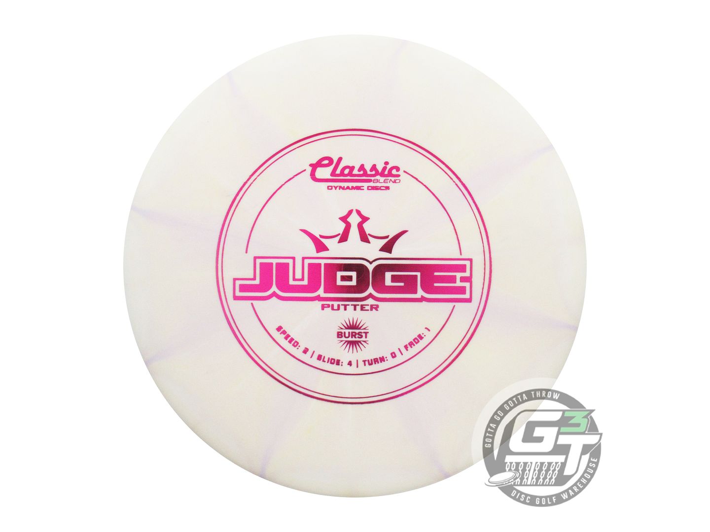 Dynamic Discs Classic Blend Burst Judge Putter Golf Disc (Individually Listed)