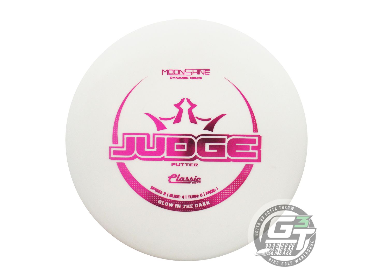 Dynamic Discs Moonshine Glow Classic Soft Judge Putter Golf Disc (Individually Listed)