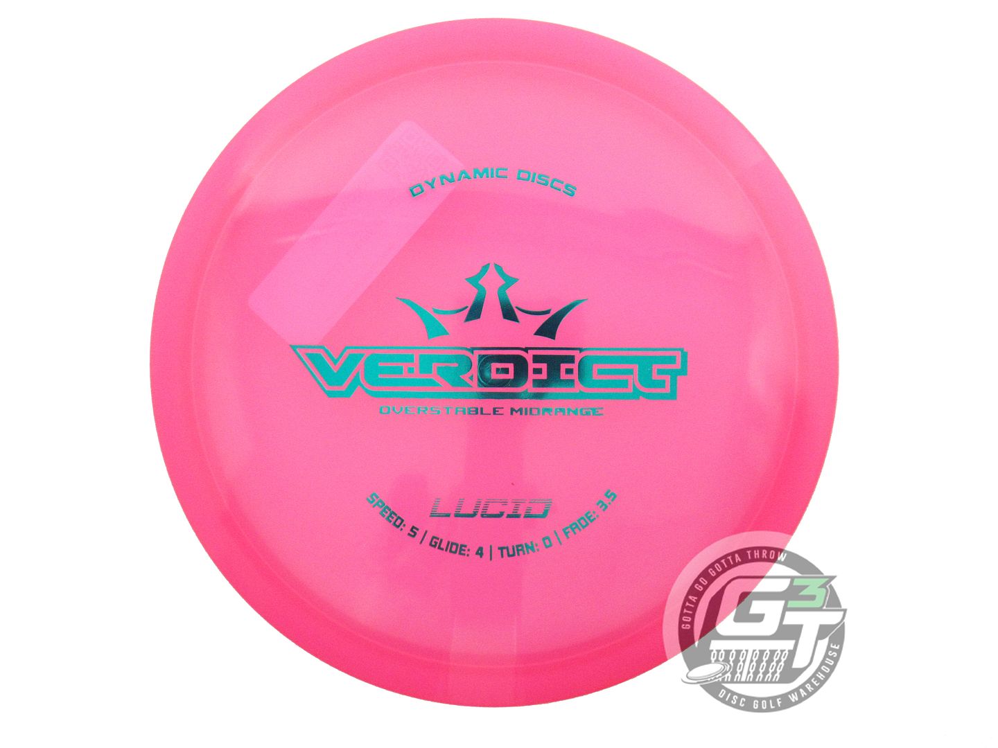 Dynamic Discs Lucid Verdict Midrange Golf Disc (Individually Listed)