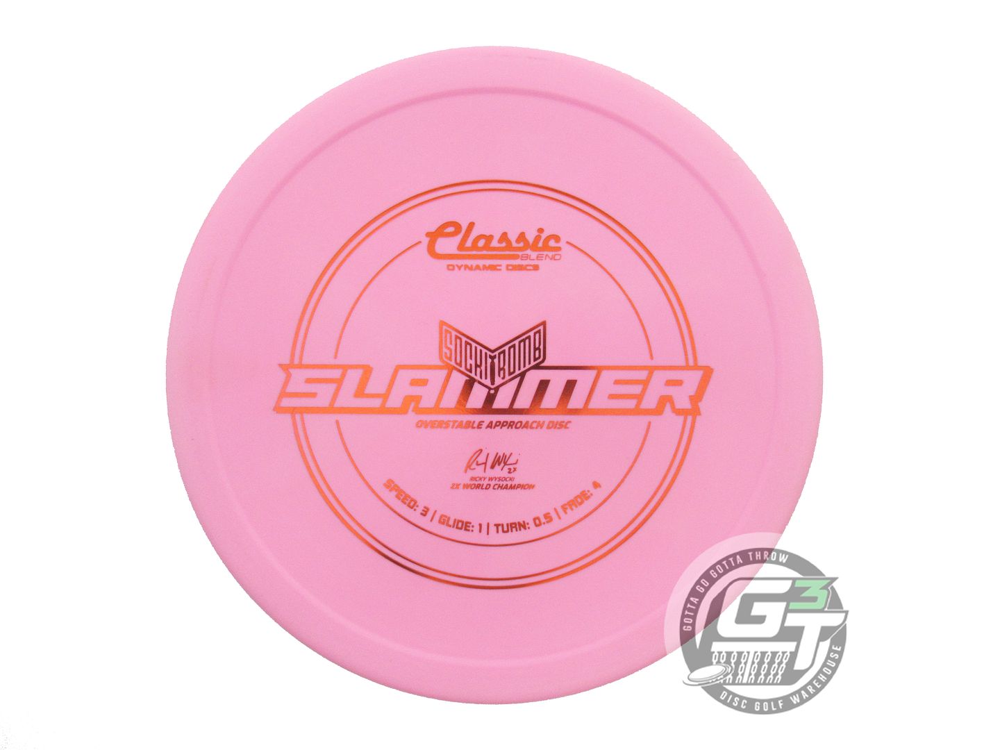 Dynamic Discs Limited Edition Ricky Wysocki Sockibomb Classic Blend Sockibomb Slammer Putter Golf Disc (Individually Listed)