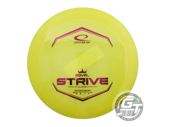 Latitude 64 Royal Clear Strive Distance Driver Golf Disc (Individually Listed)