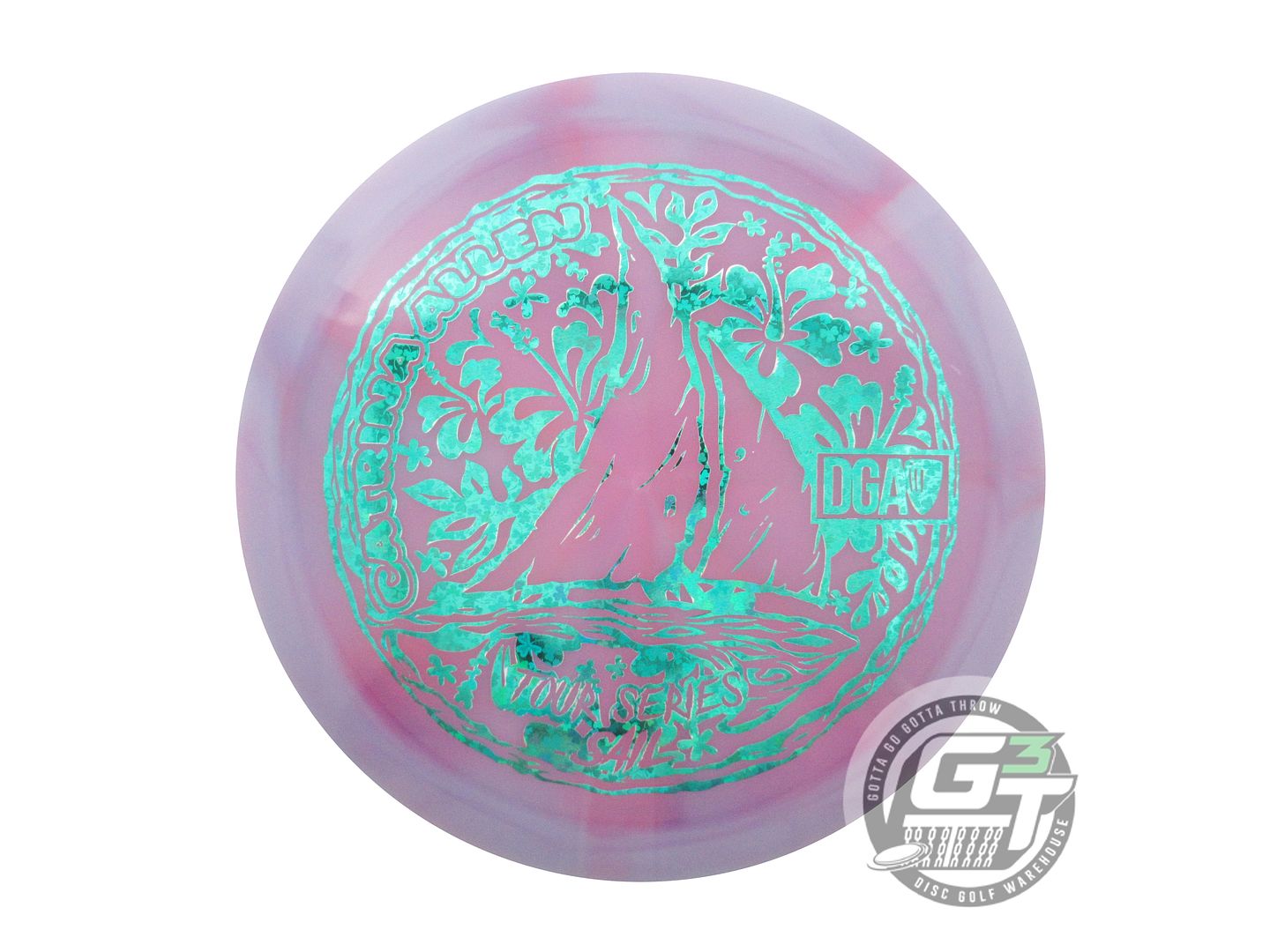 DGA Limited Edition 2023 Tour Series Catrina Allen Swirl Tour Series Sail Distance Driver Golf Disc (Individually Listed)