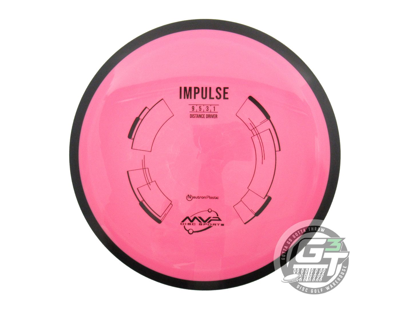 MVP Neutron Impulse Distance Driver Golf Disc (Individually Listed)