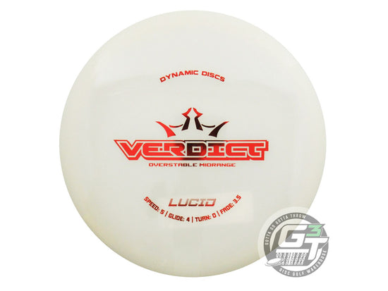 Dynamic Discs Lucid Verdict Midrange Golf Disc (Individually Listed)