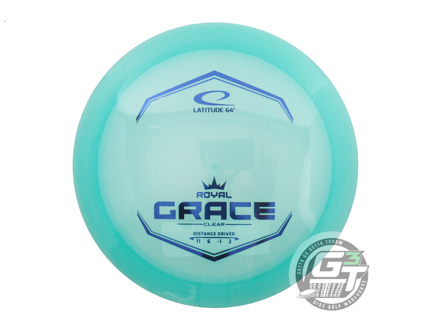 Latitude 64 Royal Clear Grace Distance Driver Golf Disc (Individually Listed)
